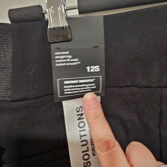 Ricki's black dress pants size 12S - Picture 6 of 9